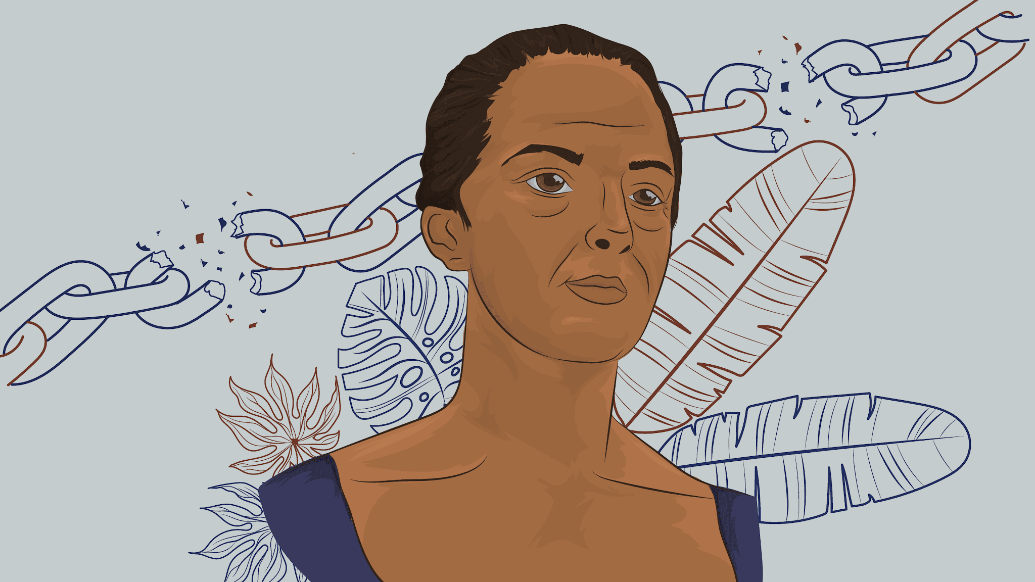Maria Firmina dos Reis illustration